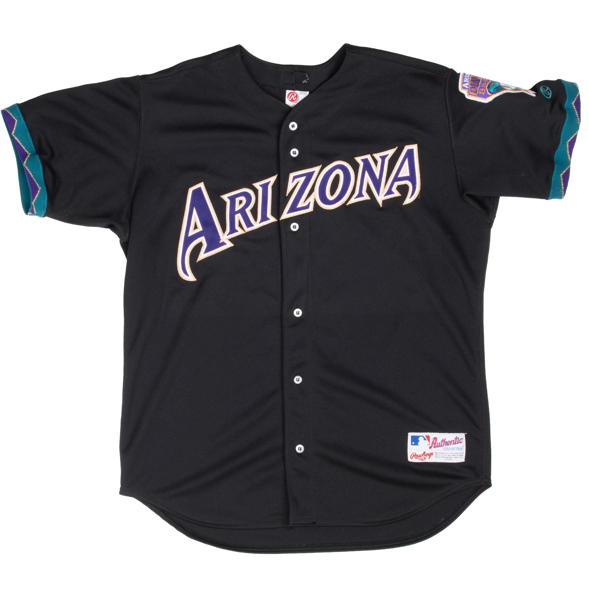 VINTAGE MLB ARIZONA DIAMONDBACKS RAWLINGS JERSEY 1990S SIZE 48