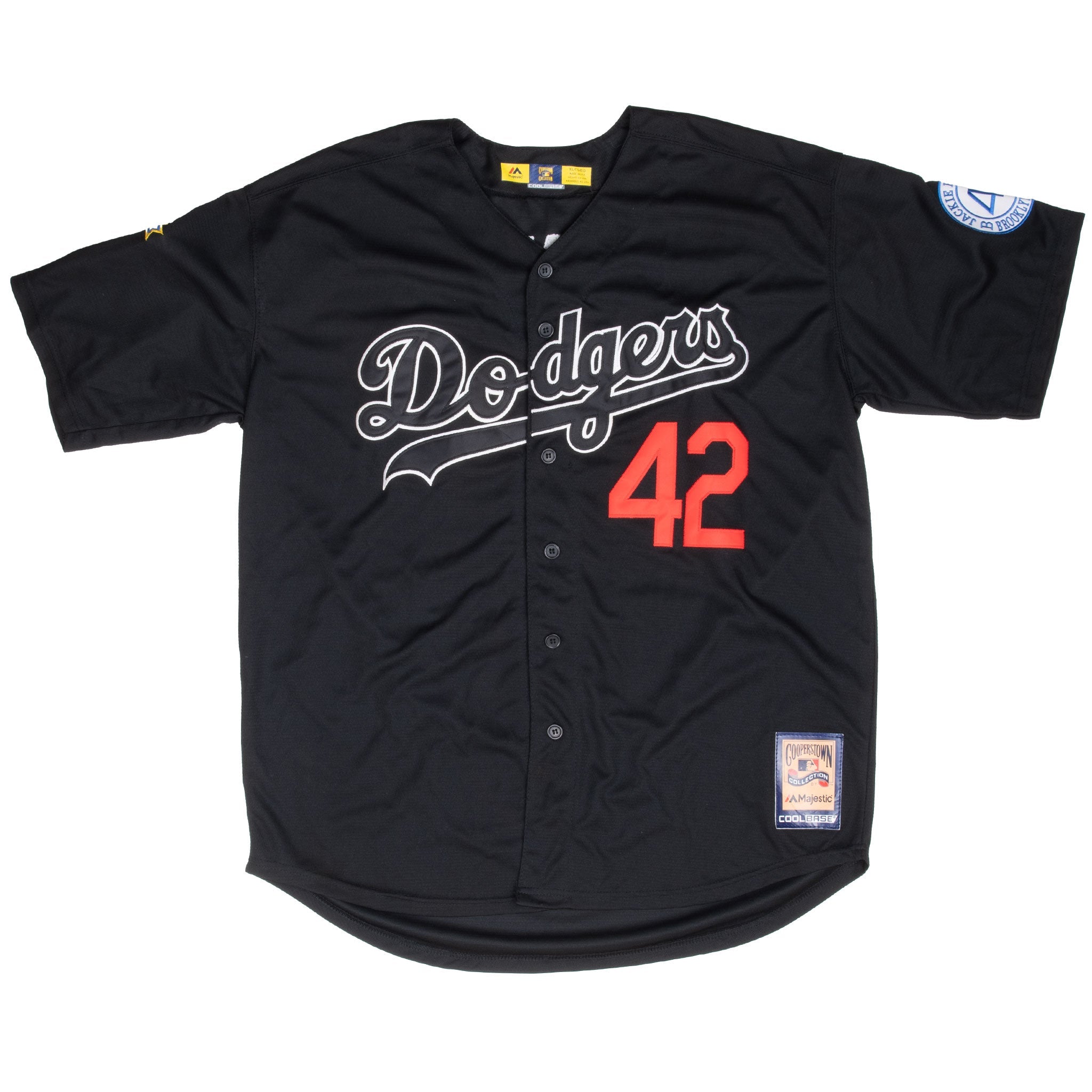 VINTAGE MLB BROOKLYN DODGERS JACKIE ROBINSON LIMITED EDITION THROWBACK JERSEY XL