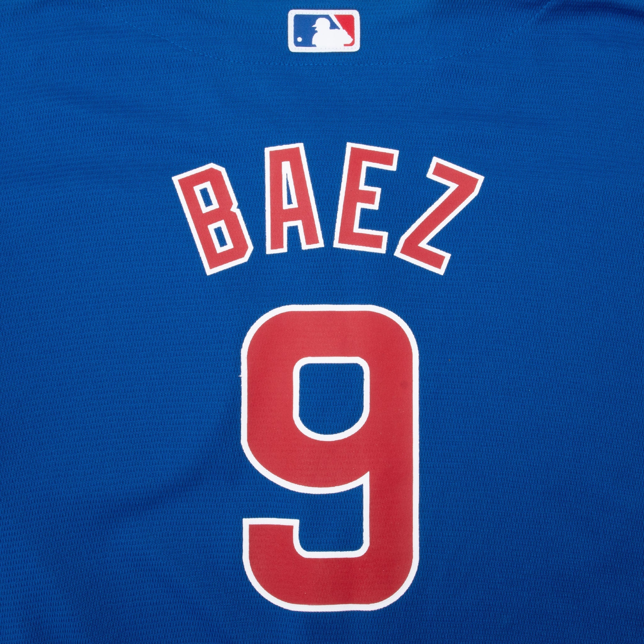 VINTAGE MLB CHICAGO CUBS BAEZ #9 MAJESTIC JERSEY 2000S SIZE XL YOUTH DEADSTOCK