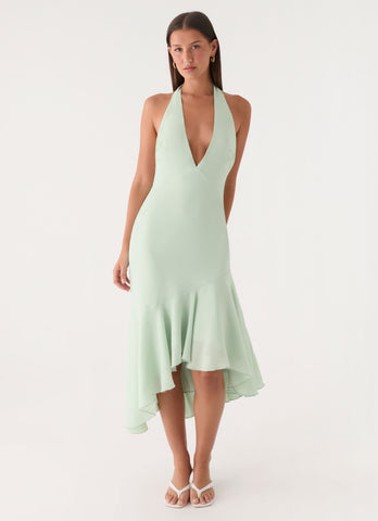 Darline Midi Dress - Pistachio