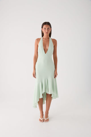 Darline Midi Dress - Pistachio