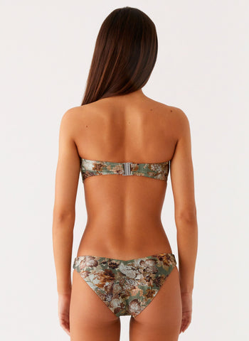 Delta Bandeau Bikini Top - Vintage Blossom