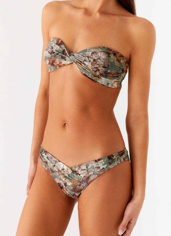 Delta Bandeau Bikini Top - Vintage Blossom