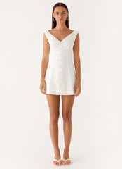 Drift Mini Dress - White