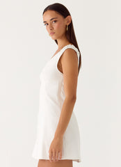Drift Mini Dress - White