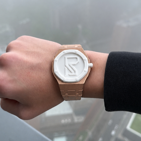 Rose Gold — Metal Strap — Savonnette