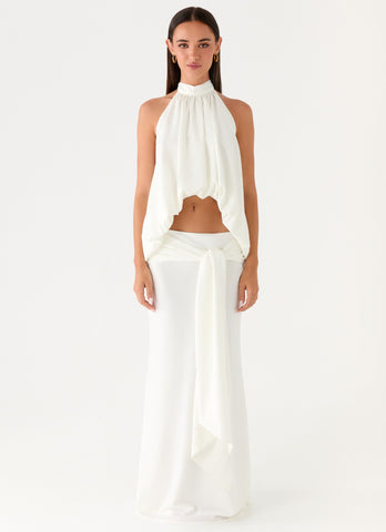 Eirlys Maxi Skirt - White