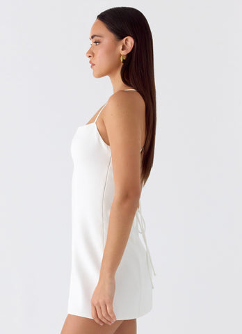 Famous Mini Dress - White
