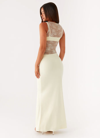 Imperial Maxi Dress - Yellow