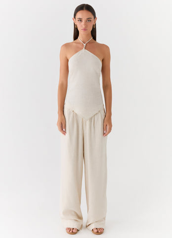 Julissa Halter Top - Oat