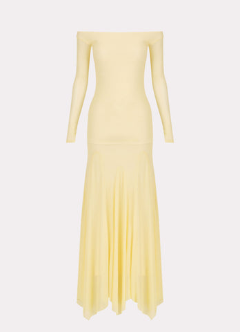 Maribel Maxi Dress - Yellow