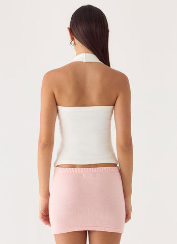 Neverland Mini Skirt - Baby Pink
