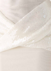 Over To You Sequin Maxi Dress - White