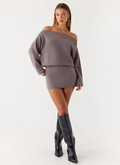 Ravyn Mini Dress - Grey