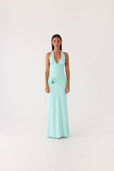 Rhia Halter Maxi Dress - Mint