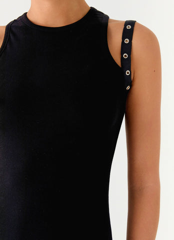 Rockstar Maxi Dress - Black