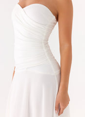 Ruben Maxi Dress - White