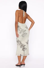 Tropic Like It's Hot Midi Dress Vintage Muse