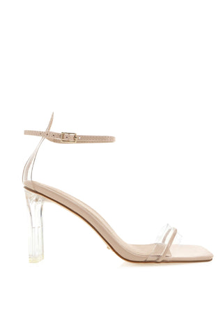 ShirtJersey Oralee Block Heel Nude