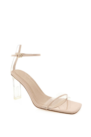 ShirtJersey Oralee Block Heel Nude
