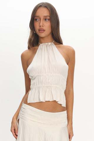 ShirtJersey Legacy Halter Top Ivory