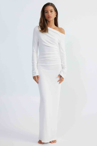 ShirtJersey Reya Maxi Dress White