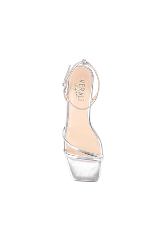 ShirtJersey Stevie Block Heel Sandal Silver Metallic