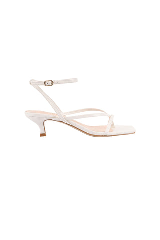 ShirtJersey Maeve Kitten Heel Chalk White