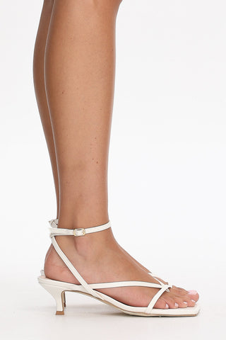 ShirtJersey Maeve Kitten Heel Chalk White
