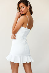 Emoji Bodycon Mini Dress White