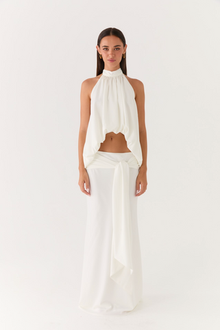 Eirlys Maxi Skirt - White