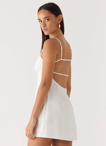 Second Sun Mini Dress - White