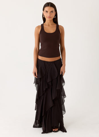 Silka Top - Chocolate