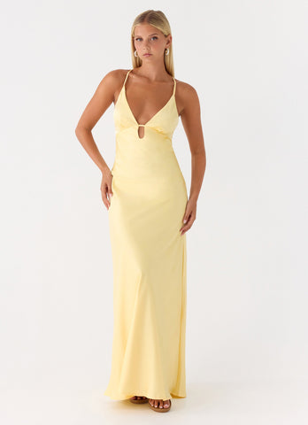Sundowner Maxi Dress - Yellow