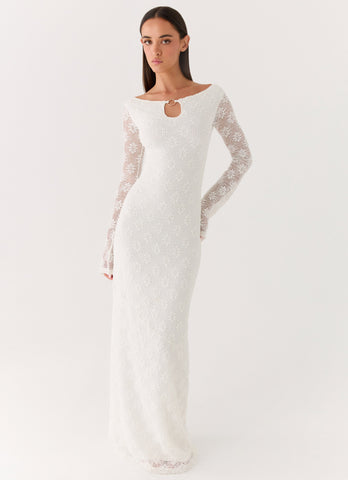 Theresea Maxi Dress - White