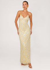 Truly Mine Maxi Dress - Yellow