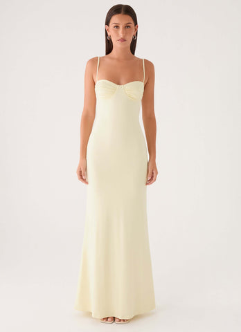 Vamonos Maxi Dress - Yellow