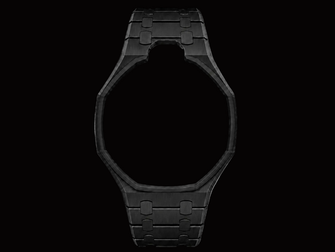 Midnight Black — Metal Strap — Lépine