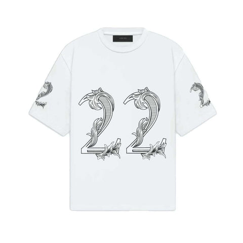 Amiri Oversized 22 Tee White