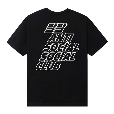 Anti Social Social Club Midnight Club Black Tee
