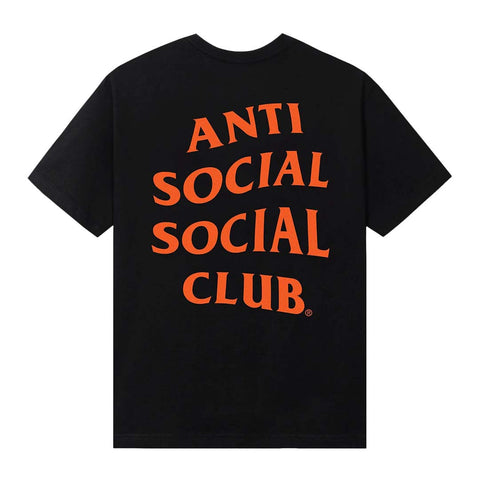 Anti Social Social Club Mind Games Black Orange Tee