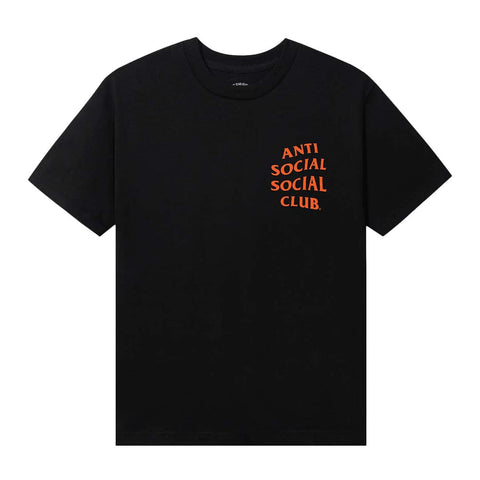 Anti Social Social Club Mind Games Black Orange Tee
