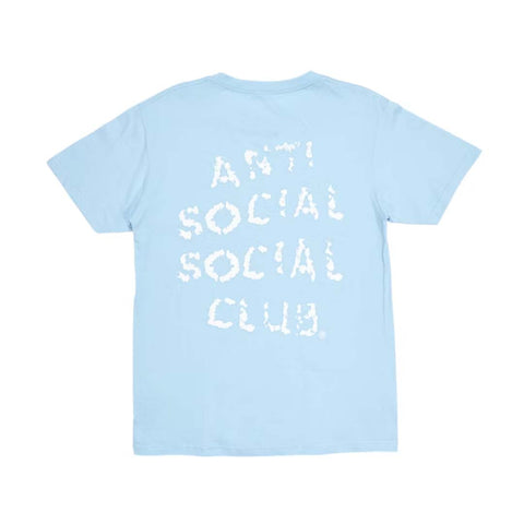 Anti Social Social Club Partly Cloudy Light Blue Tee