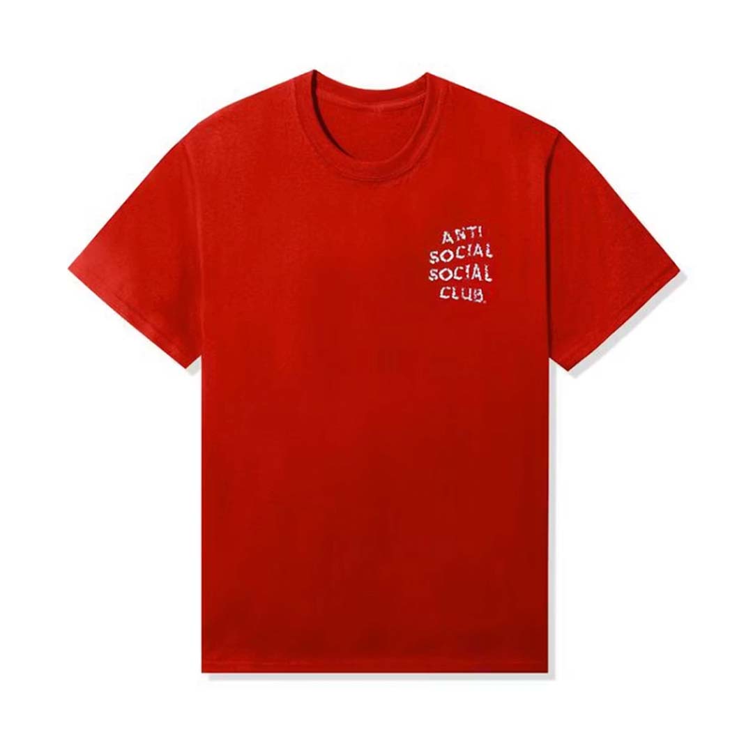 Anti Social Social Club Partly Cloudy Red Tee