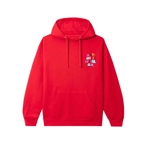 Anti Social Social Club Real Me Hoodie Red