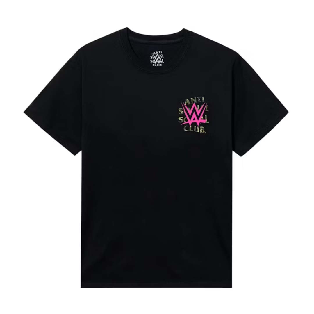 Anti Social Social Club WWE Lockout Tee Black