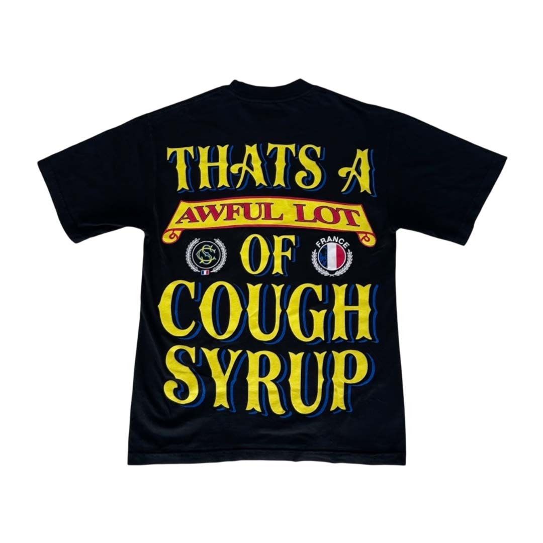 Awful Lot of Cough Syrup Eiffel Tower Tee Black