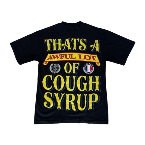 Awful Lot of Cough Syrup Eiffel Tower Tee Black
