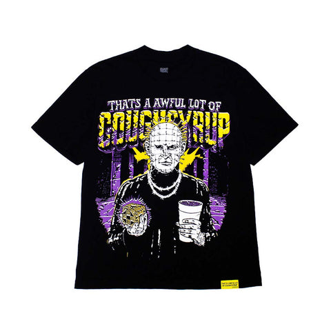 Awful Lot of Cough Syrup Hellraiser Tee Black