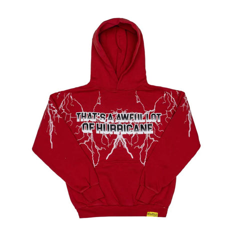 Awful Lot of Cough Syrup Hurricane Hoodie Red